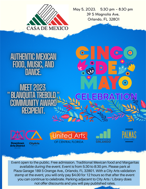 Cinco De Mayo Celebration Flyer