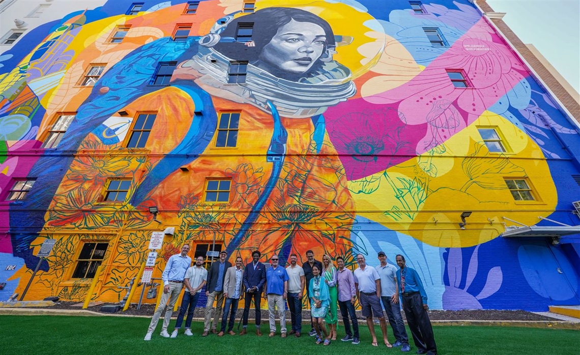 Floral Odyssey mural