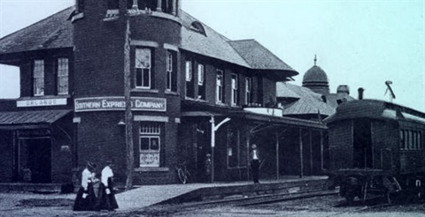 Transportation~Church Street Station~Downtown Orlando FL~Continental  Postcard